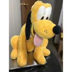 Disney Mickey Mouse & Friends Pluto Dog Plush - Disney store Stuffed Animal Toy